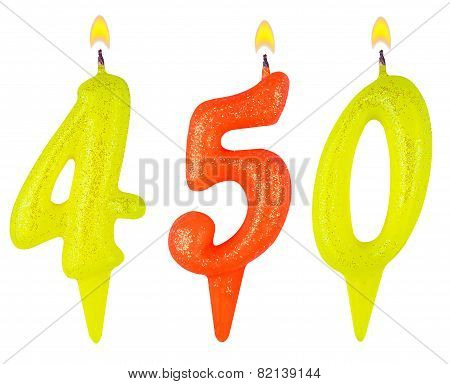 Candles Number Four Hundred Fifty