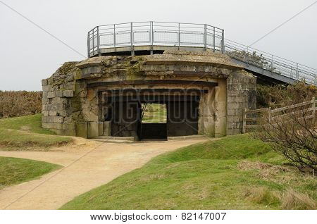 La Pointe Du Hoc In Criqueville Sur Mer In Normandie