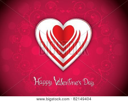 Abstract Artistic Red Valentine Background