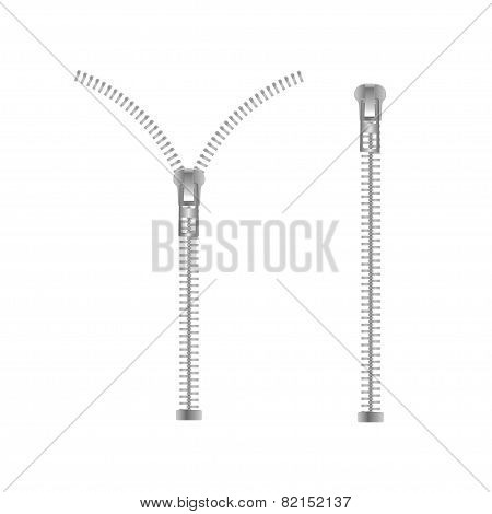 Zipper. Vector illustration