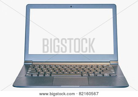 Isolated Ultrabook Laptop