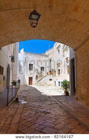 Alleyway. Fasano. Puglia. Italy.