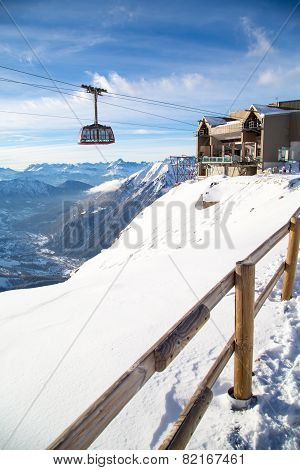 Cable Car Telepherique Auguille du Midi