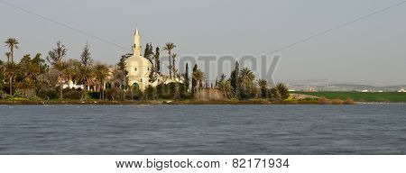 Muslim Mosque Of Hala Sultan Tekke In Larnaca, Cyprus