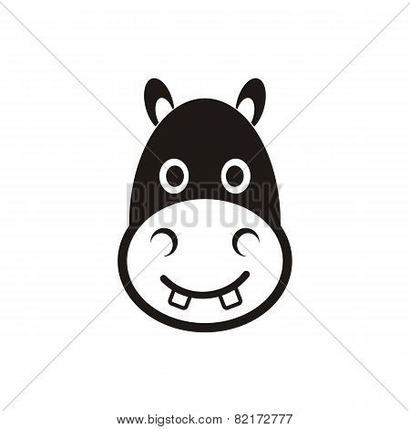 Hippo Head Icon