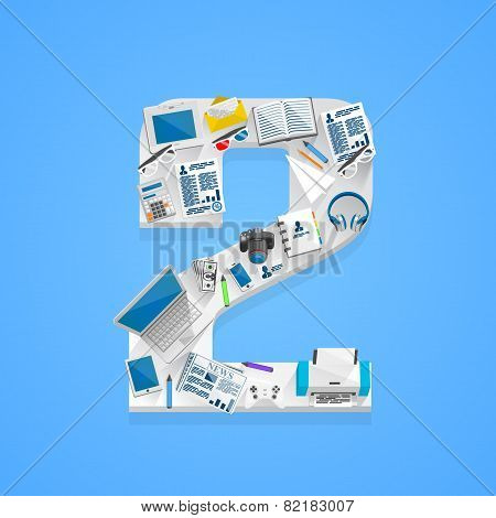 Flat number table 2.