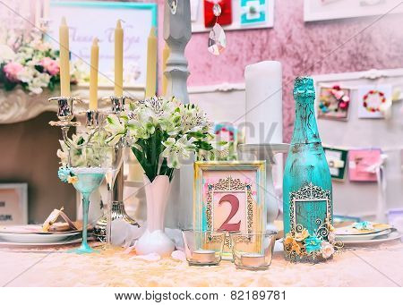 Beautiful decorations for a wedding