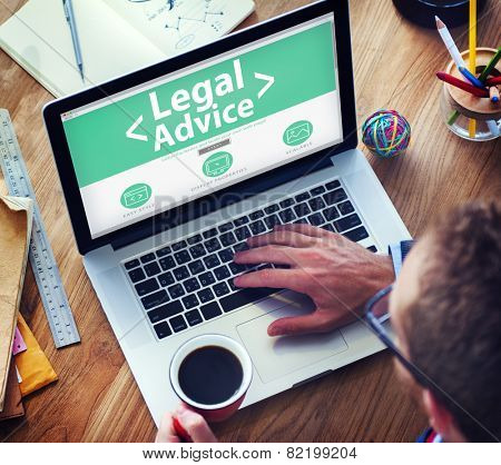 Legal Advice Compliance Consulation Expertise Help Browsing Concept