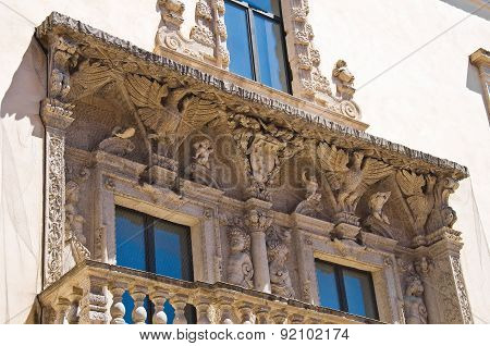 Palace Della Marra. Barletta. Puglia. Southern Italy.
