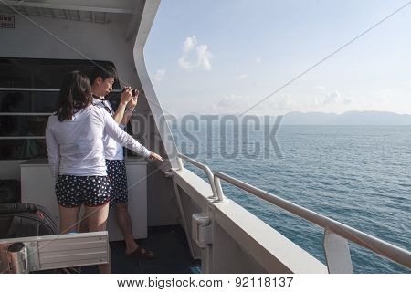 On Tourboat To Islands