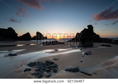 Porthcothan In Cornwall