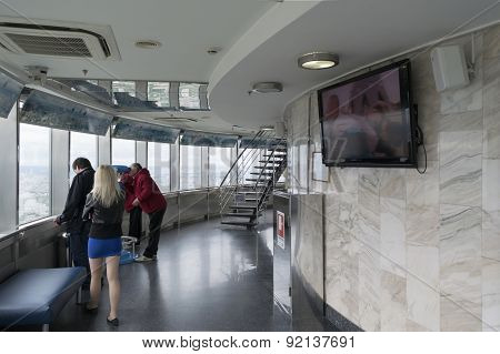 Ostankino TV tower observation deck