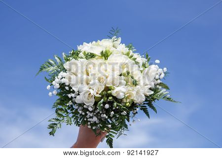 Bouquet of white flowers