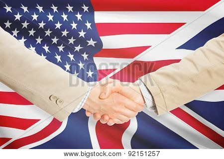 Businessmen Handshake - United States And United Kingdom