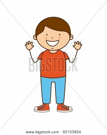 kids design over white background vector illustration
