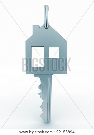 3d model  symbol house key