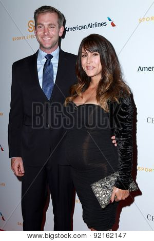 LOS ANGELES - MAY 31:  Chris Dougherty, Leeann Tweeden at the 2015 Sports Spectacular Gala at the Century Plaza Hotel on May 31, 2015 in Century City, CA 