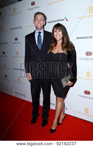 LOS ANGELES - MAY 31:  Chris Dougherty, Leeann Tweeden at the 2015 Sports Spectacular Gala at the Century Plaza Hotel on May 31, 2015 in Century City, CA 