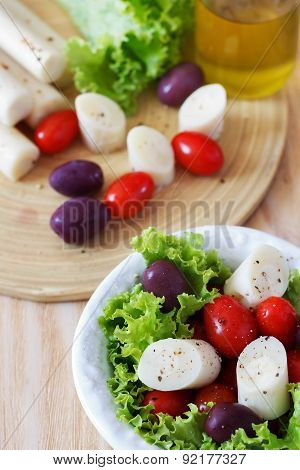 Fresh Salad Of Heart Of Palm (palmito)