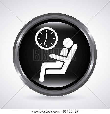 train design over gray background vector illustration