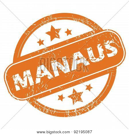 Manaus round stamp