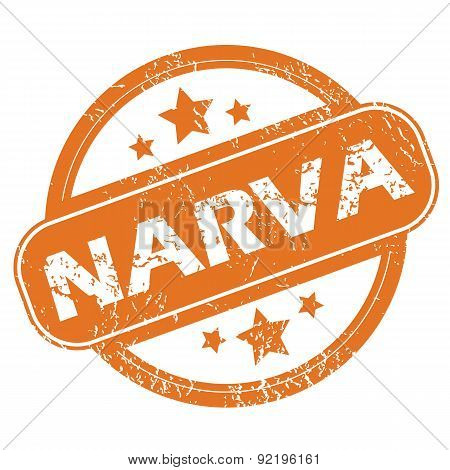 Narva round stamp