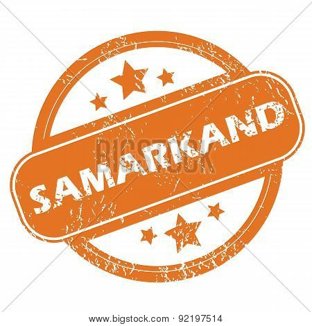 Samarkand round stamp