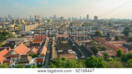 View Of Bangkok From Golden Mount