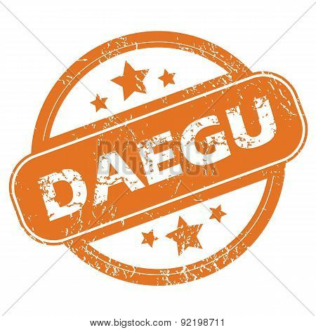 Daegu round stamp
