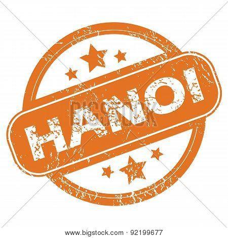 Hanoi round stamp