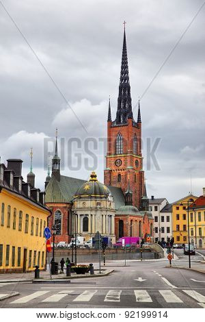 Riddarholm Church in Stockholm, Sweden