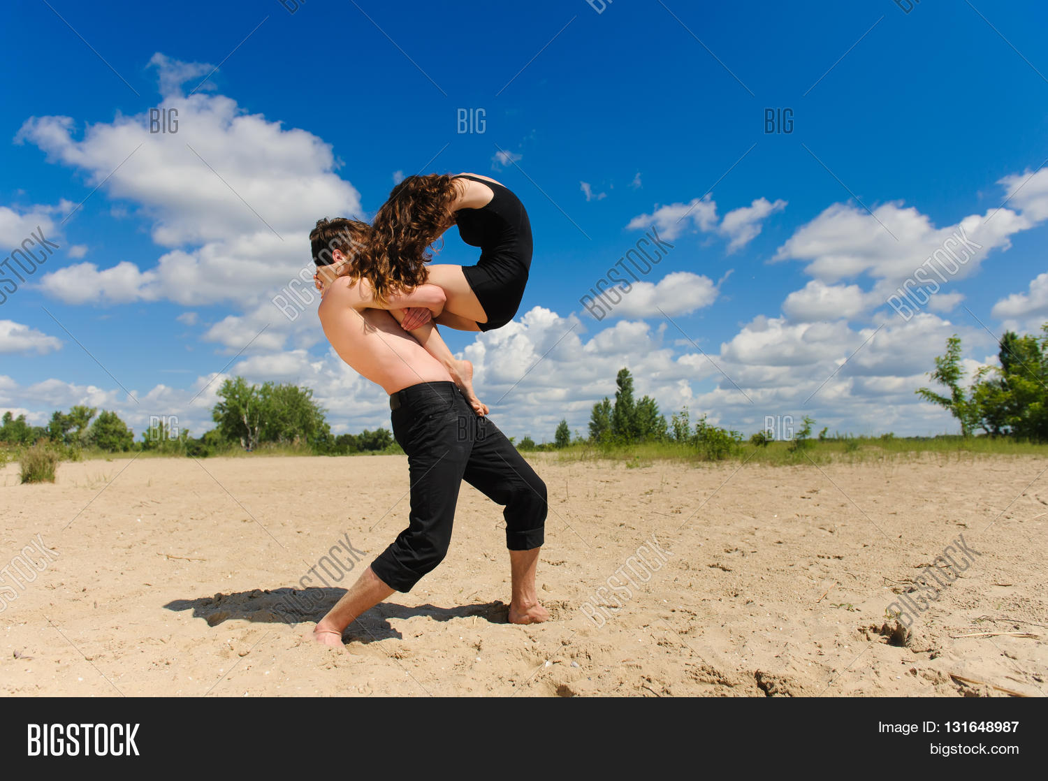 Naked Beach Dancer