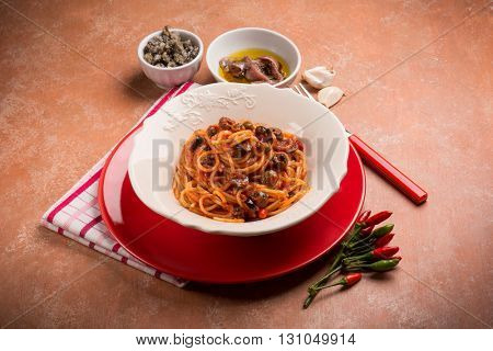 spaghetti puttanesca