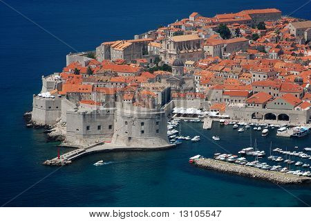 Dubrovnik'in tarihi şehir merkezine