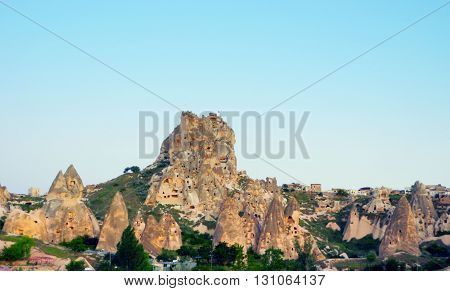 Landscape of the city of Urgup Turkey.