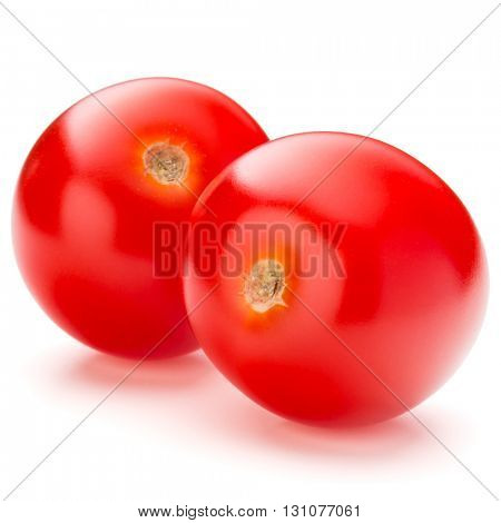 fresh cherry tomato isolated on white background cutout