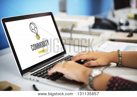 Commodity Distribution Freight Industrial Trade Concept