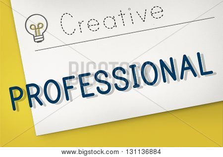 Professional Profession Creative Business Concept