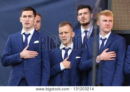 Ceremony Of The Departure Of The National Football Team Of Ukraine For The Euro-2016