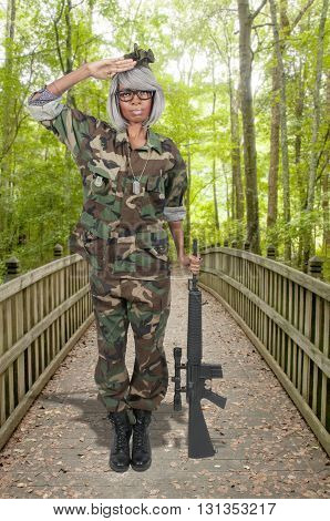 Woman Soldier