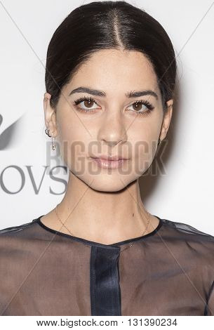 New York City USA - May 24 2016: Lainy Hedaya attends Swarovski #bebrilliant event at The Weather Room - Rockefeller Center