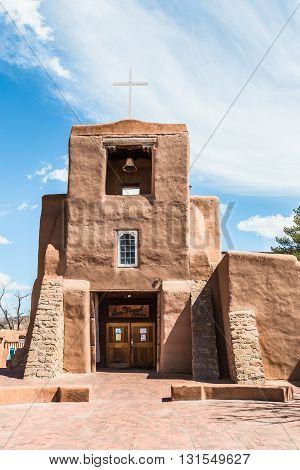 This is the oldest church structure in America. The original adobe walls and altar were built by Tlaxcalan Indians from Mexico inder the direction of Franciscan Padres circa 1610.