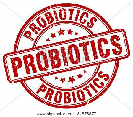 probiotics red grunge round vintage rubber stamp.probiotics stamp.probiotics round stamp.probiotics grunge stamp.probiotics.probiotics vintage stamp.