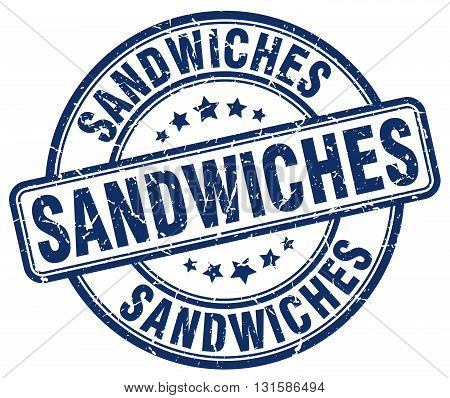 sandwiches blue grunge round vintage rubber stamp.sandwiches stamp.sandwiches round stamp.sandwiches grunge stamp.sandwiches.sandwiches vintage stamp.