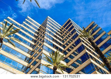 USA, California, Los Angeles, Hollywood, 17 Janua 2015: Outside views of the  Studio Warner Bros Los Angeles. Studio Tour Hollywood . New York Film Academy. palms Guckenheimer Enterprises Inc. TNT TBS