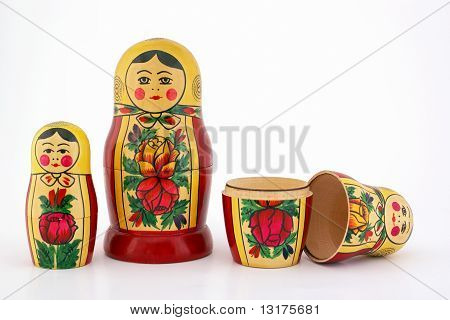 Matreshka. Traditional Russian Wooden Doll