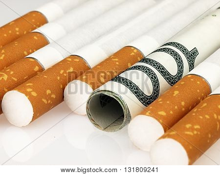 Image of Cigarettes and money Expensive habit