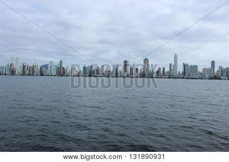 Balneario Camboriu, Santa Catarina, Brazil , beautiful beach in southern Brazil