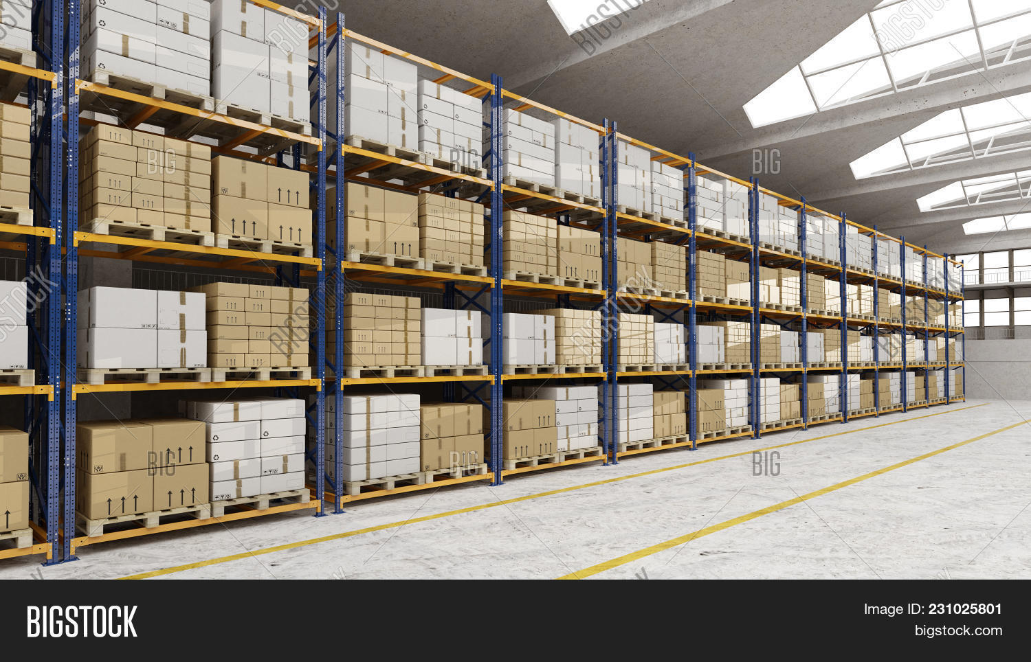 Many Boxes On Shelves Image & Photo (Free Trial) Bigstock