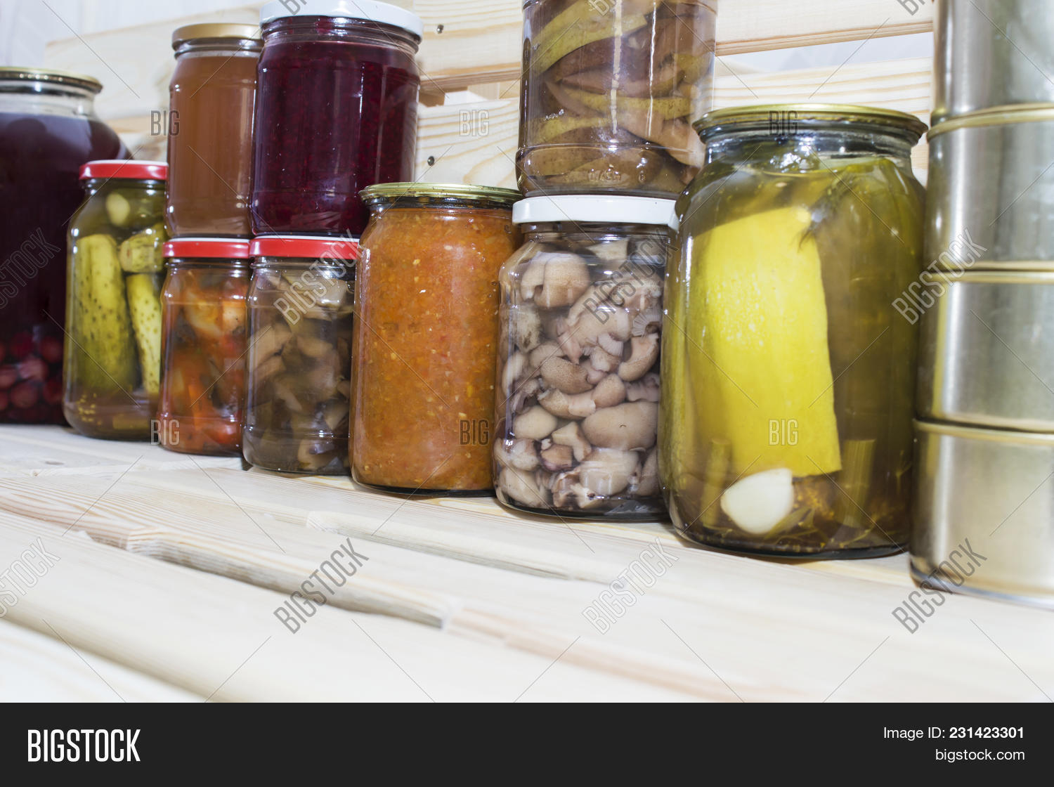 Storage Shelves Pantry Image Photo Free Trial Stock Storage Shelves Pantry Image Photo